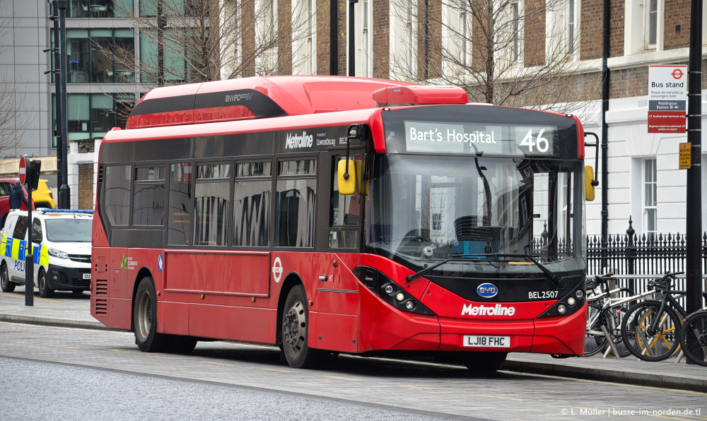 Великобритания, Alexander Dennis Enviro200 MMC № BEL2507