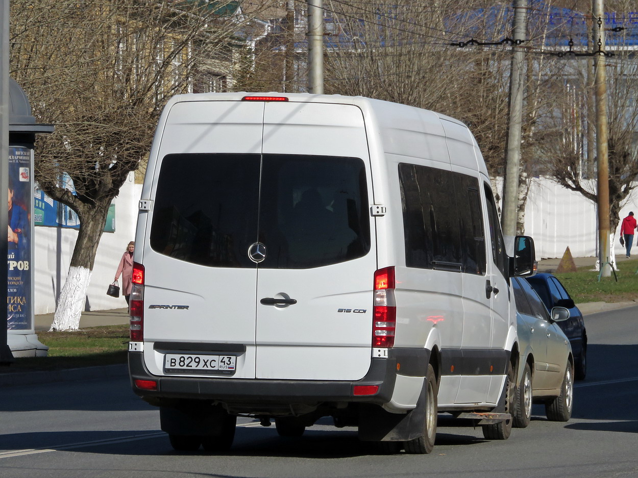 Кировская область, Луидор-22360C (MB Sprinter) № В 829 ХС 43
