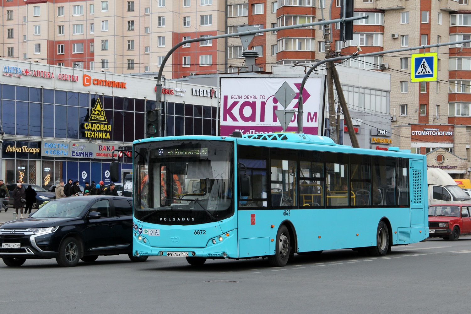 Санкт-Петербург, Volgabus-5270.G4 (LNG) № 6872 Санкт-Петербург, Volgabus-5270.G4 (LNG) № 6872