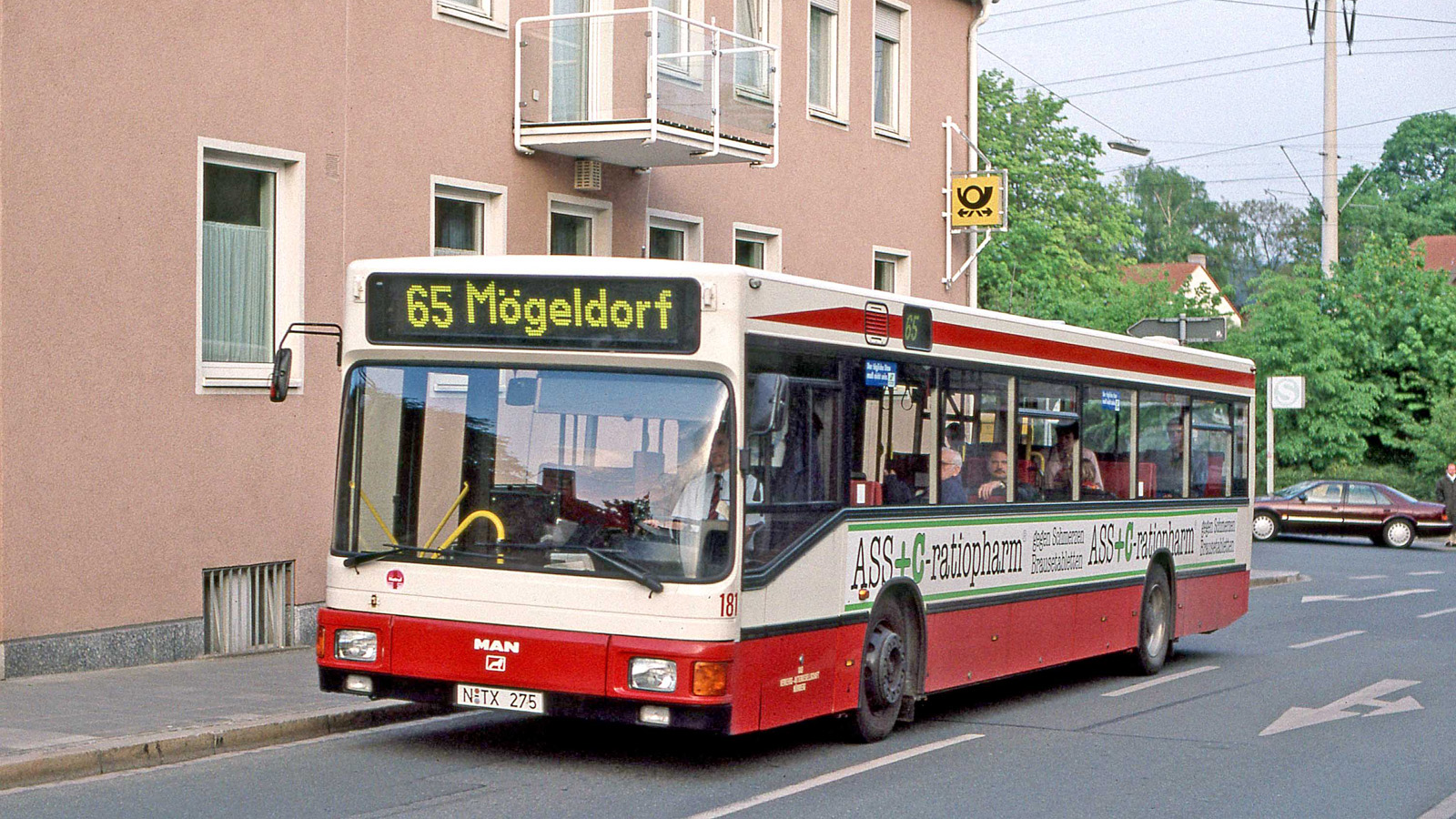 Бавария, MAN 895 NL202 № 181