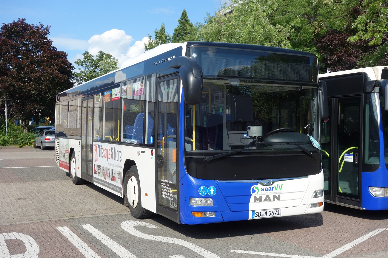 Saarland, MAN A78 Lion's City LE Ü EL293 Nr. SB-A 5671
