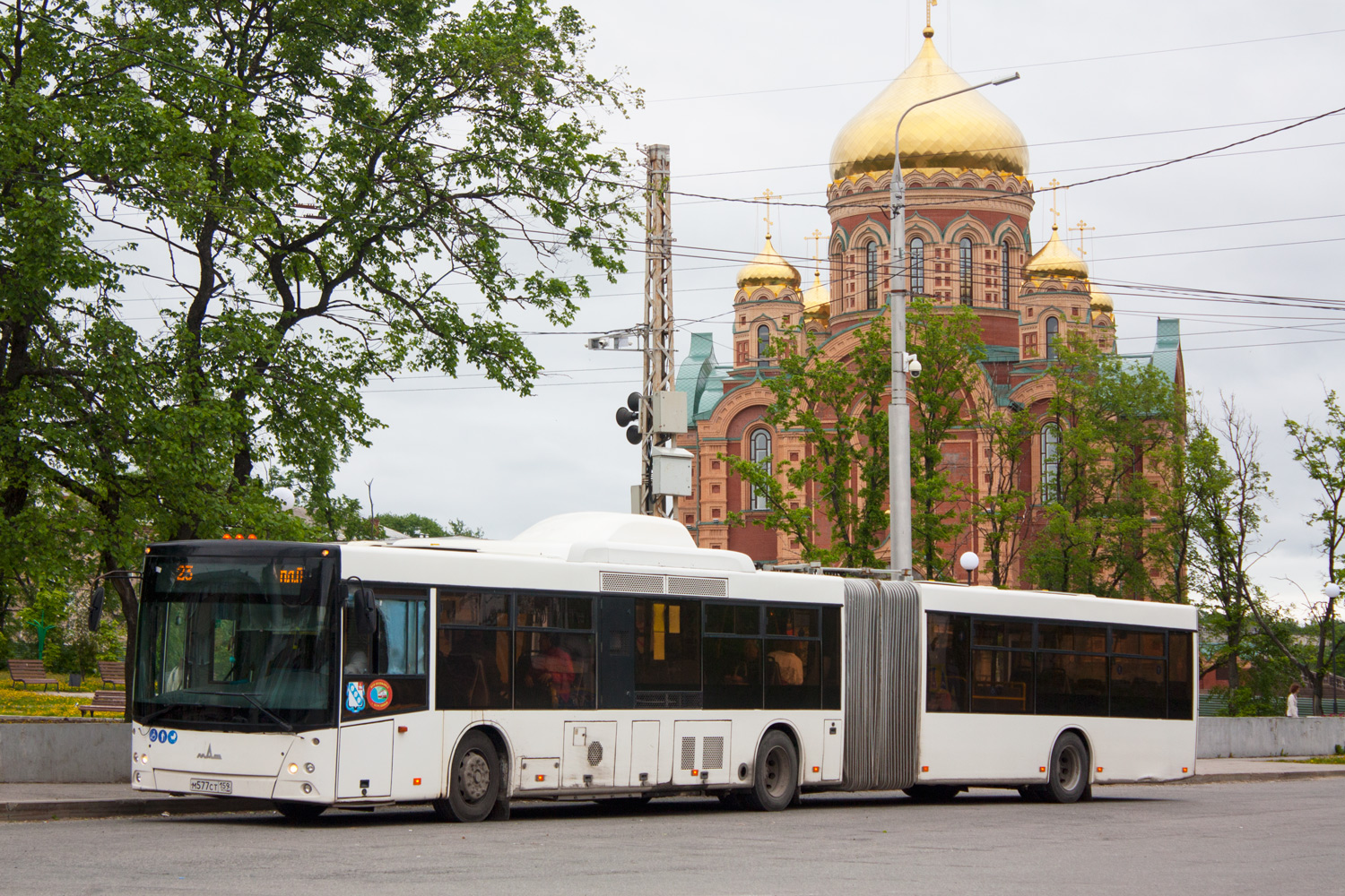 Пермский край, МАЗ-215.069 № М 577 СТ 159