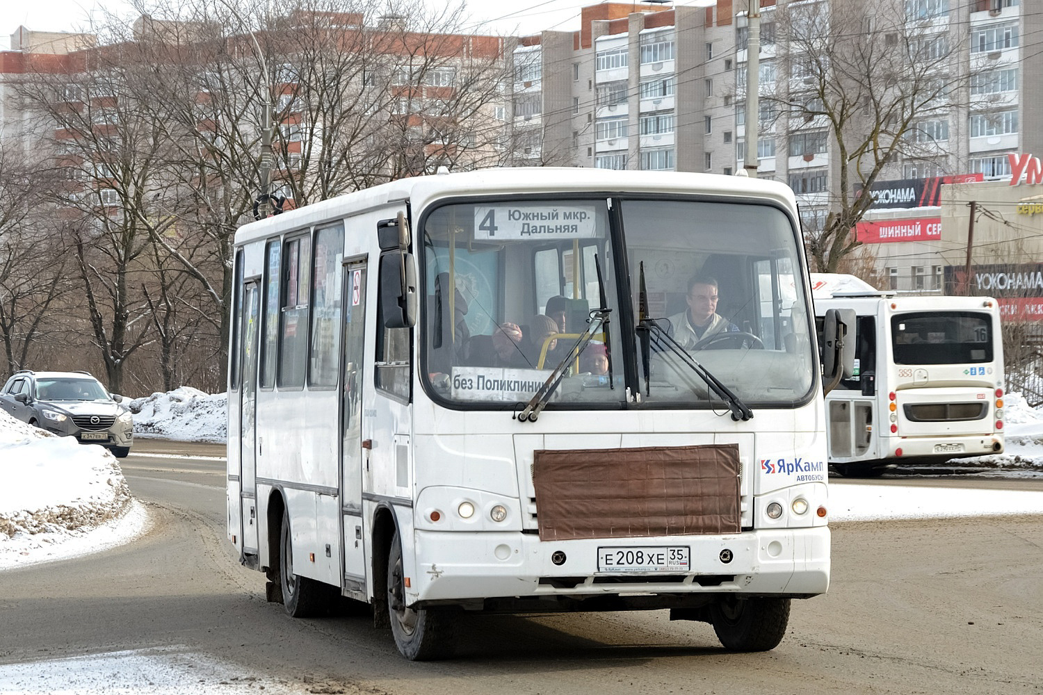 Вологодская область, ПАЗ-320402-05 № Е 208 ХЕ 35