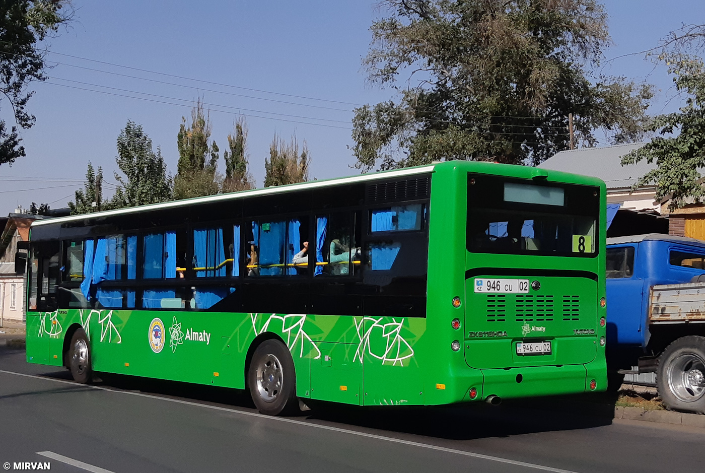Алматы, Yutong ZK6118HGA (QazTehna) № 946 CU 02