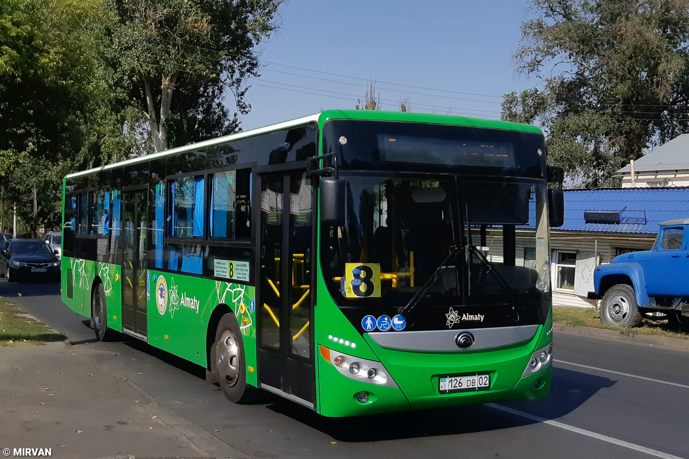 Алматы, Yutong ZK6118HGA (QazTehna) № 126 DB 02