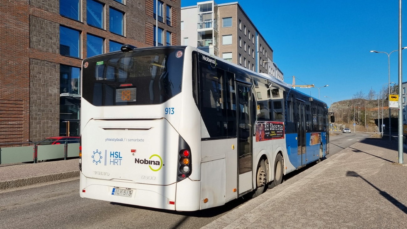 Финляндия, Volvo 8900BLE № 913