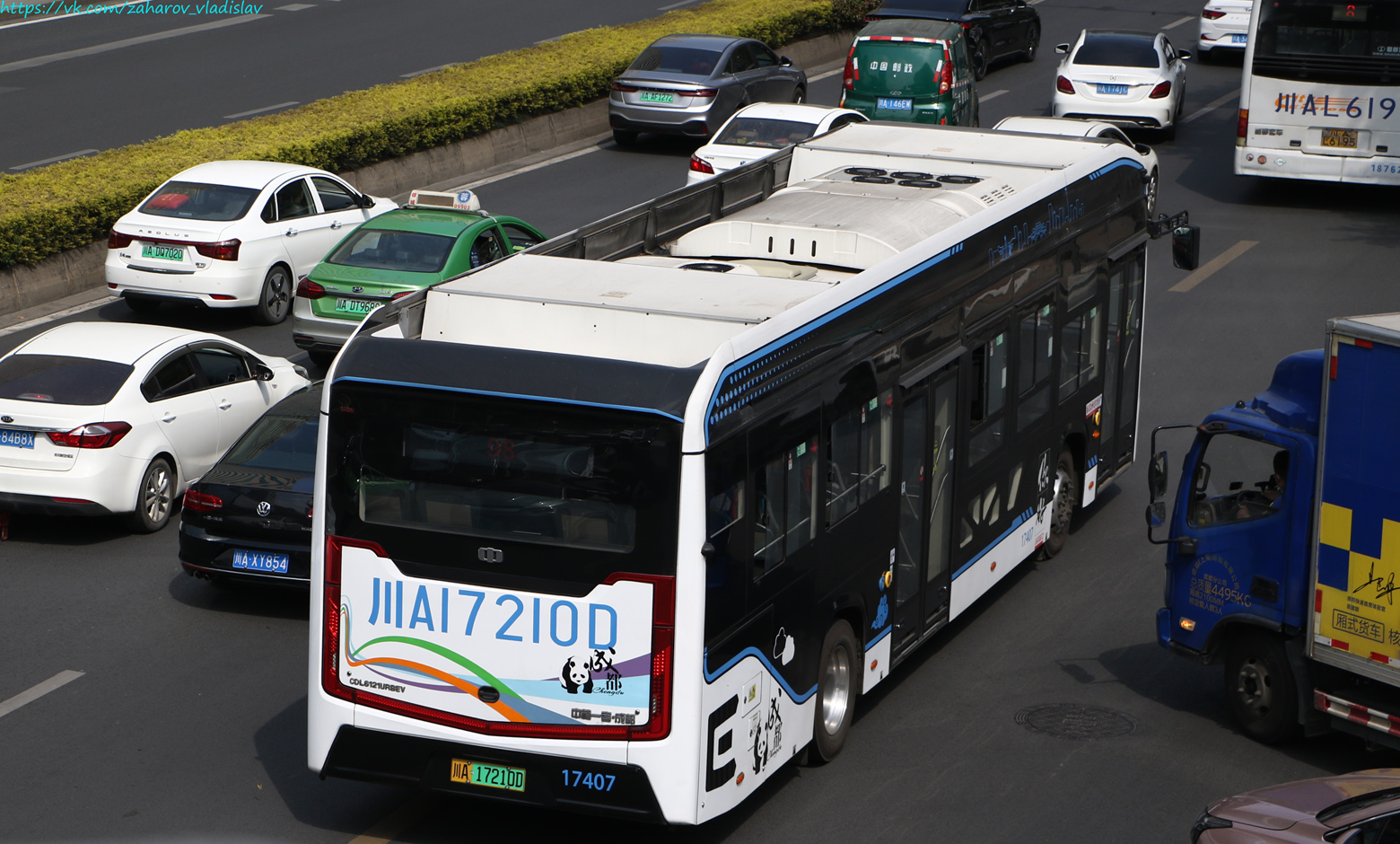 Китай, Zhongzhi Geely Star (CDL6121URBEV1) № 17407