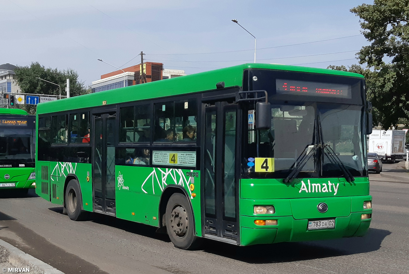 Алматы, Yutong ZK6108HGH № 783 DA 02