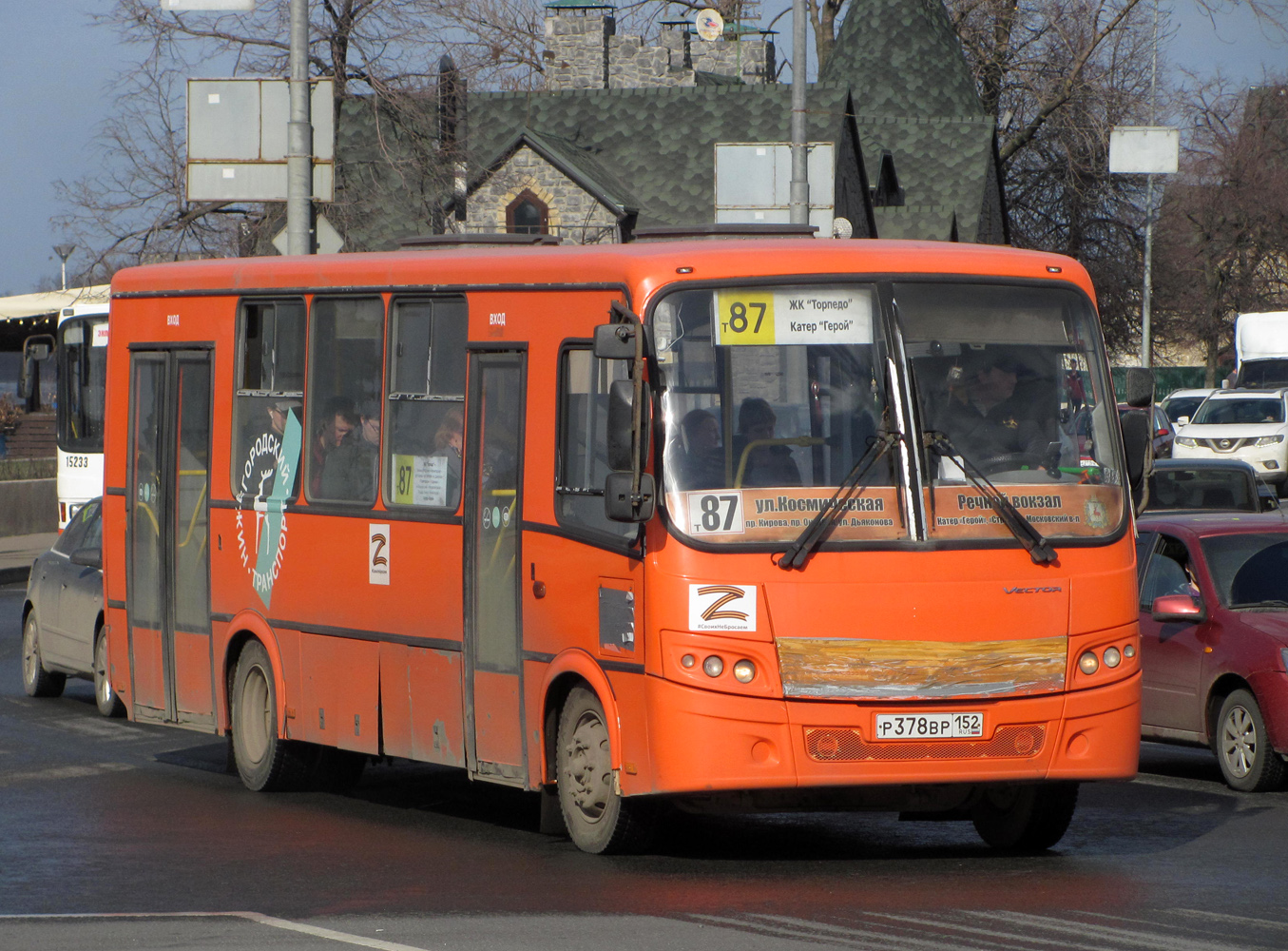 Нижегородская область, ПАЗ-320414-05 "Вектор" № Р 378 ВР 152