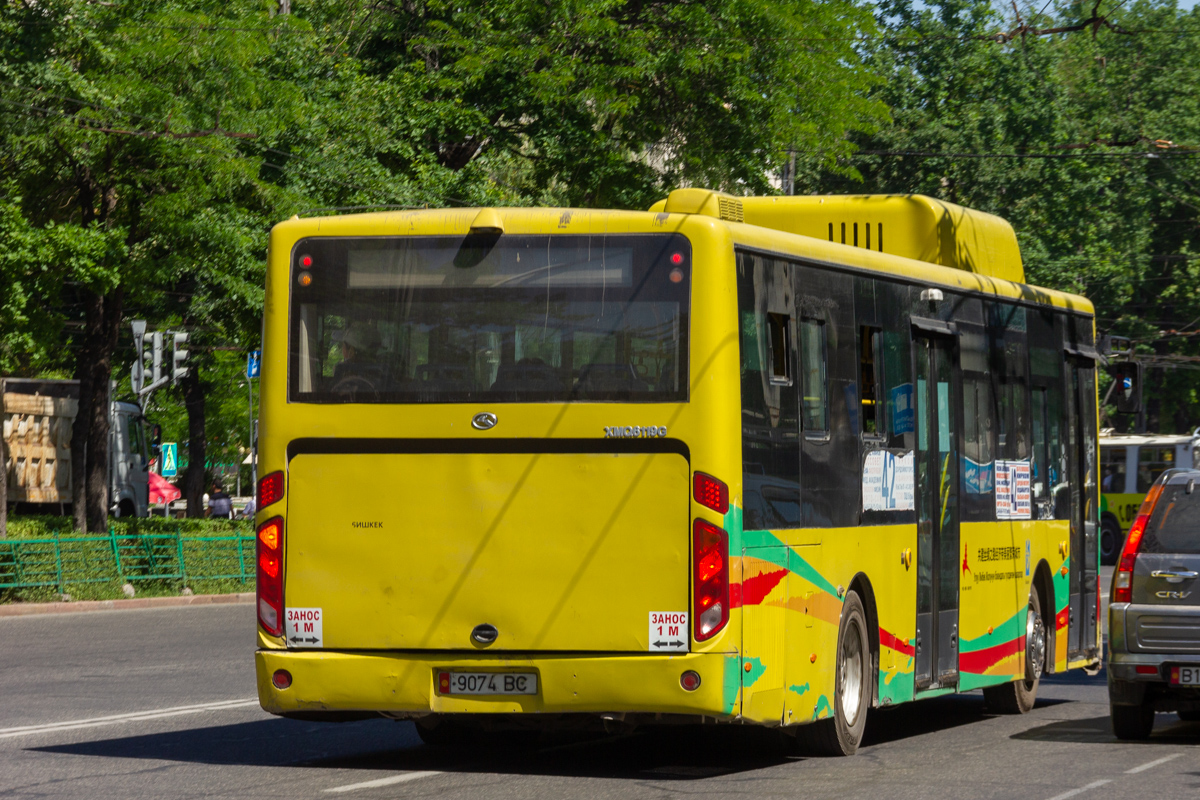 Кыргызстан, King Long XMQ6119G № 9074 BC Кыргызстан, King Long XMQ6119G № 9074 BC