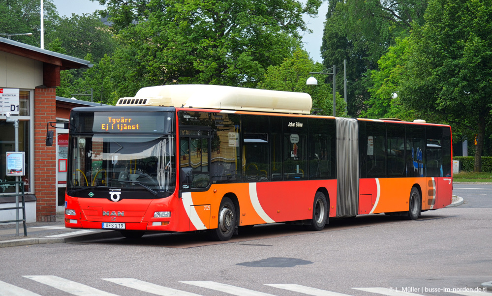 Швеция, MAN A23 Lion's City G NG313 CNG № 7029