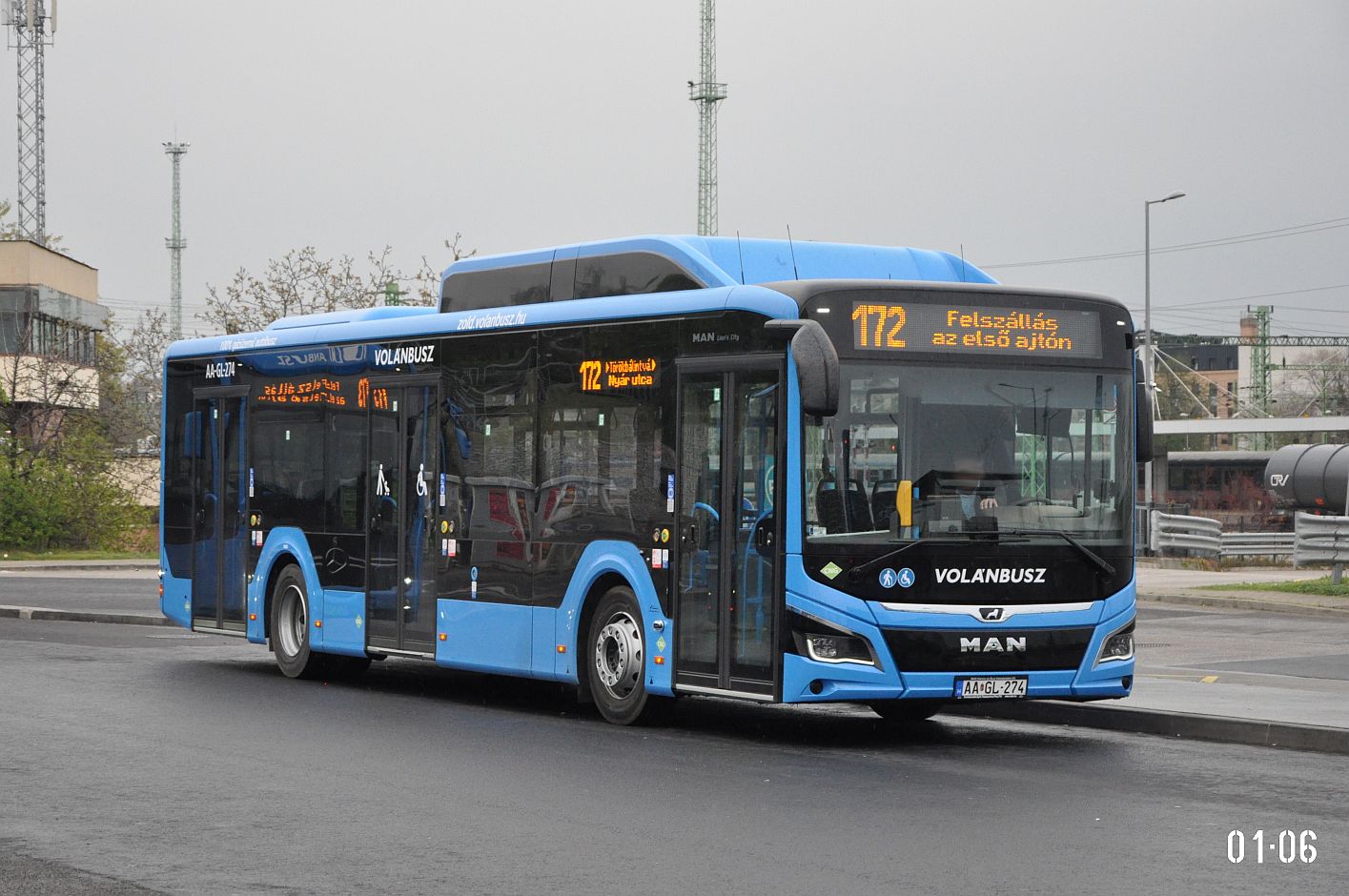 Венгрия, MAN 12C Lion's City 12 G NL320 № AA GL-274