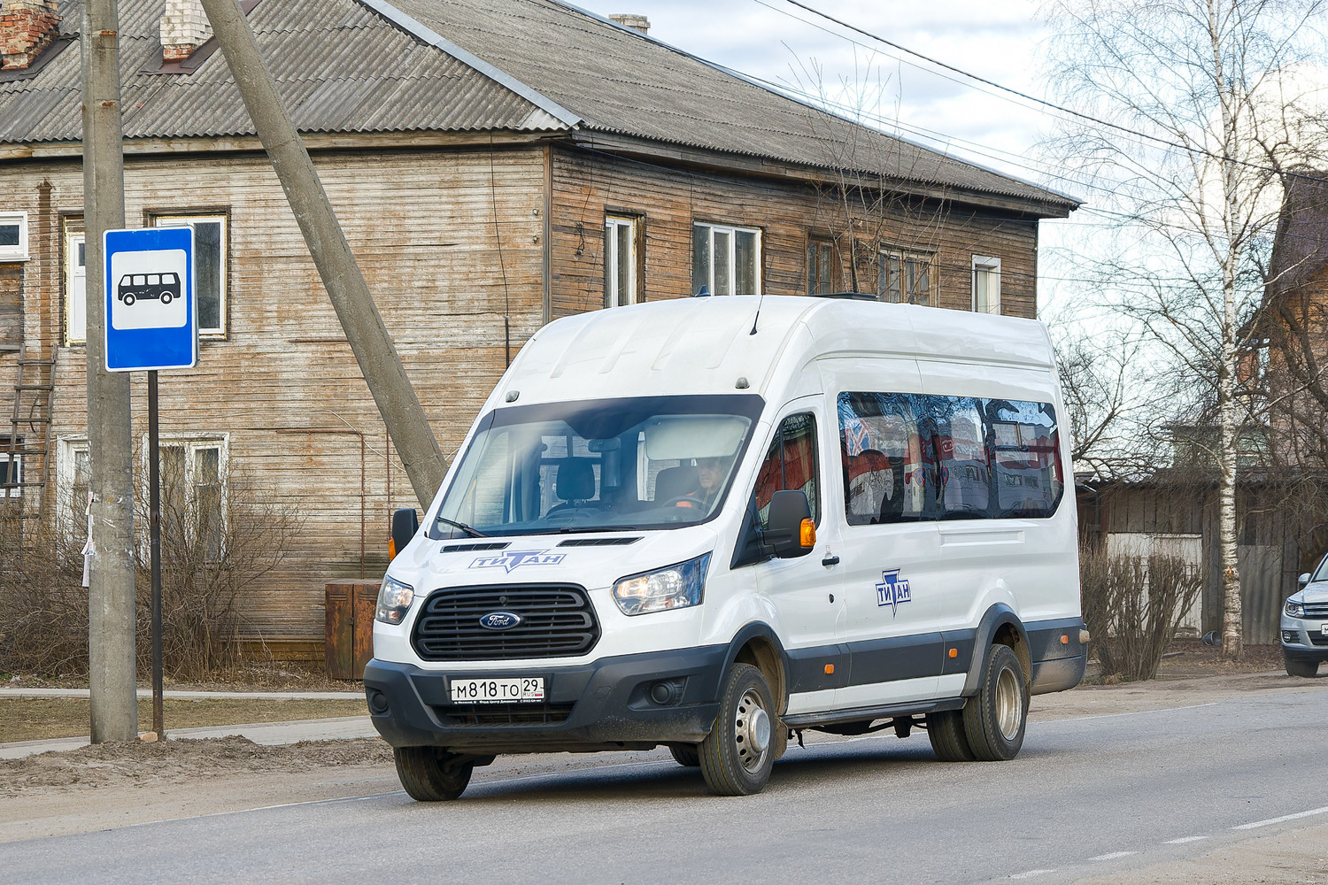 Архангельская область, Ford Transit FBD [RUS] (Z6F.ESG.) № М 818 ТО 29