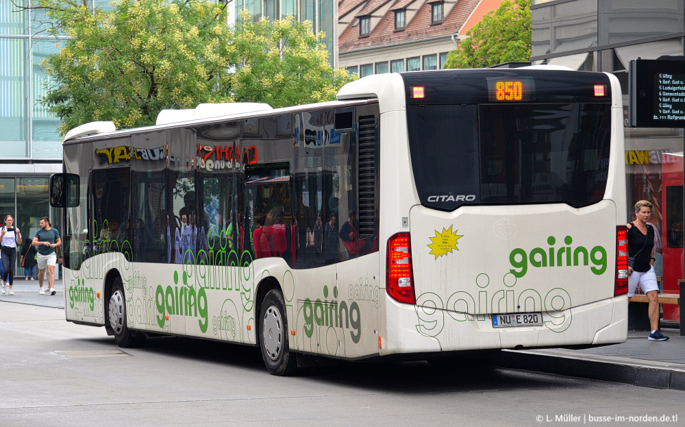 Бавария, Mercedes-Benz Citaro C2 hybrid № NU-E 820