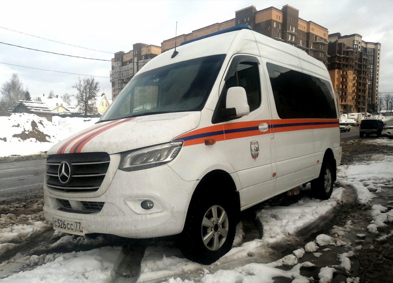 Москва, Mercedes-Benz Sprinter W907 319CDI № С 526 СС 77