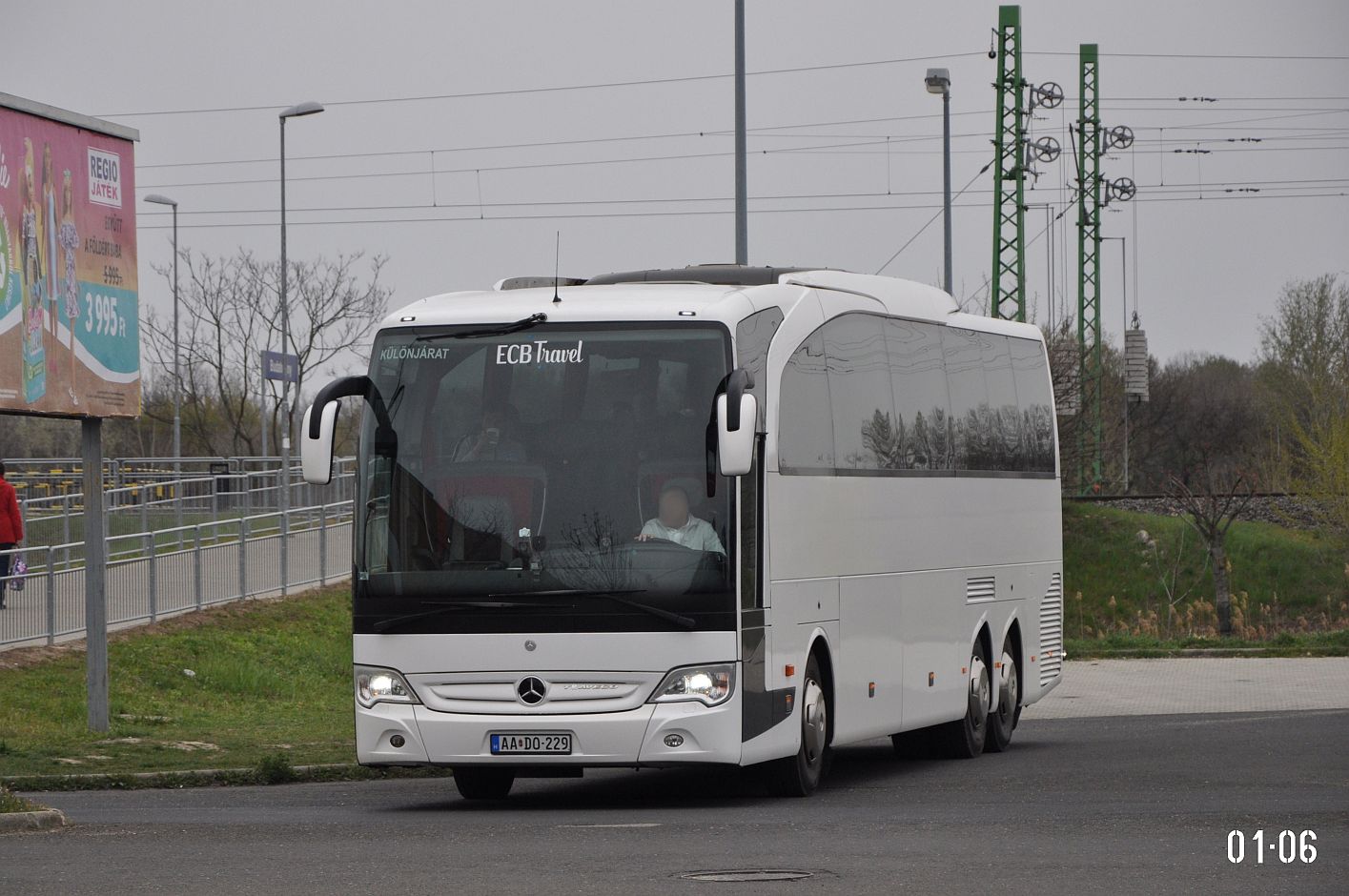 Венгрия, Mercedes-Benz Travego II M 16RHD facelift № AA DO-229 Венгрия, Mercedes-Benz Travego II M 16RHD facelift № AA DO-229