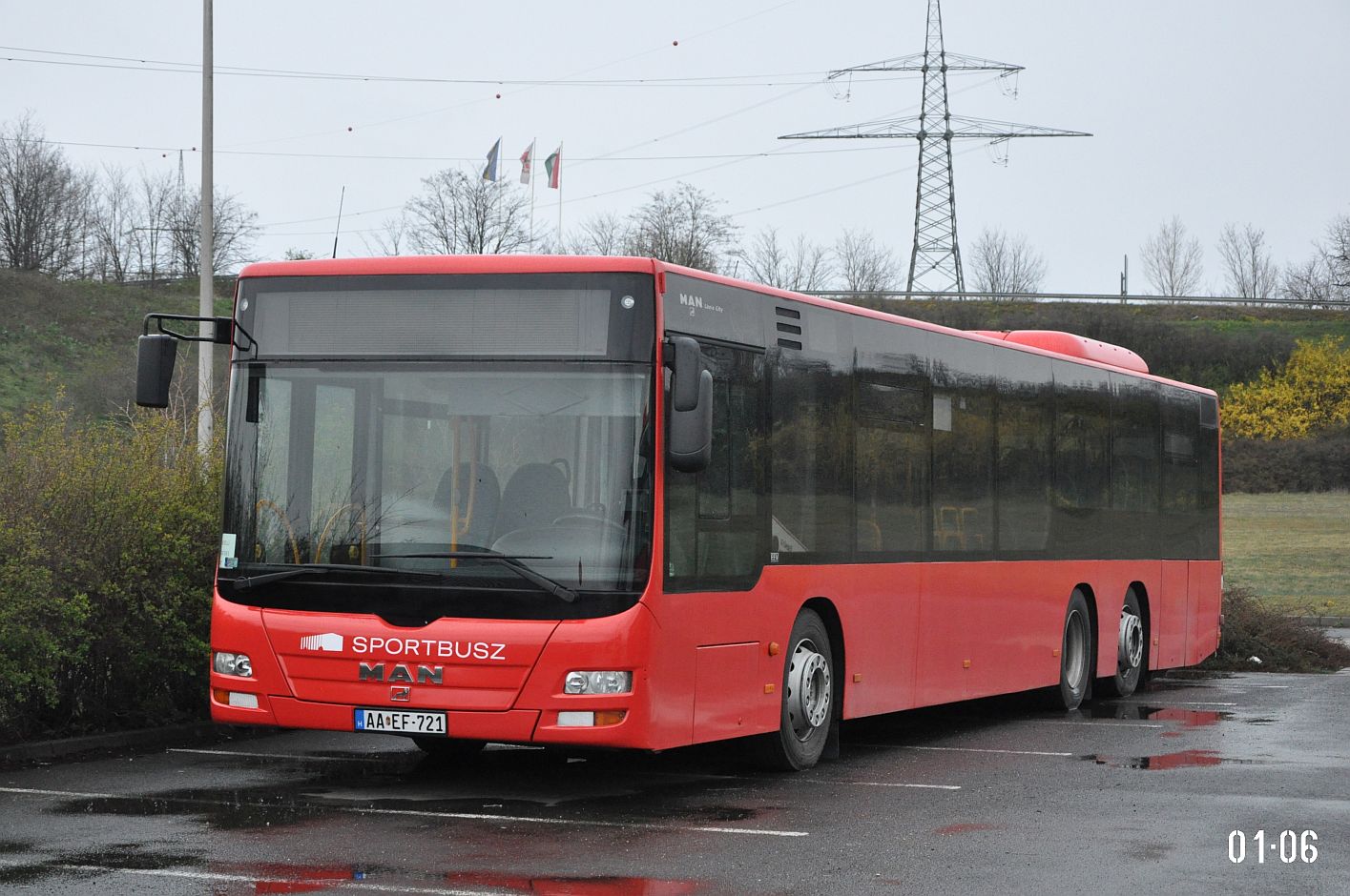 Венгрия, MAN A26 Lion's City C LE NL323-13,68 № AA EF-721