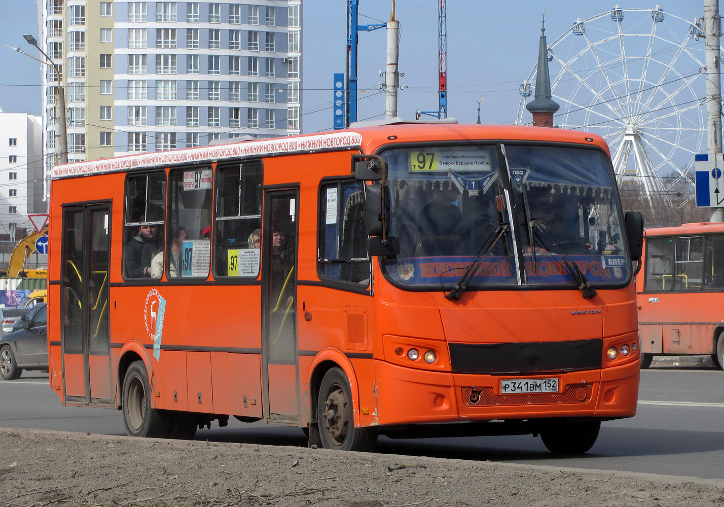 Нижегородская область, ПАЗ-320414-05 "Вектор" № Р 341 ВМ 152