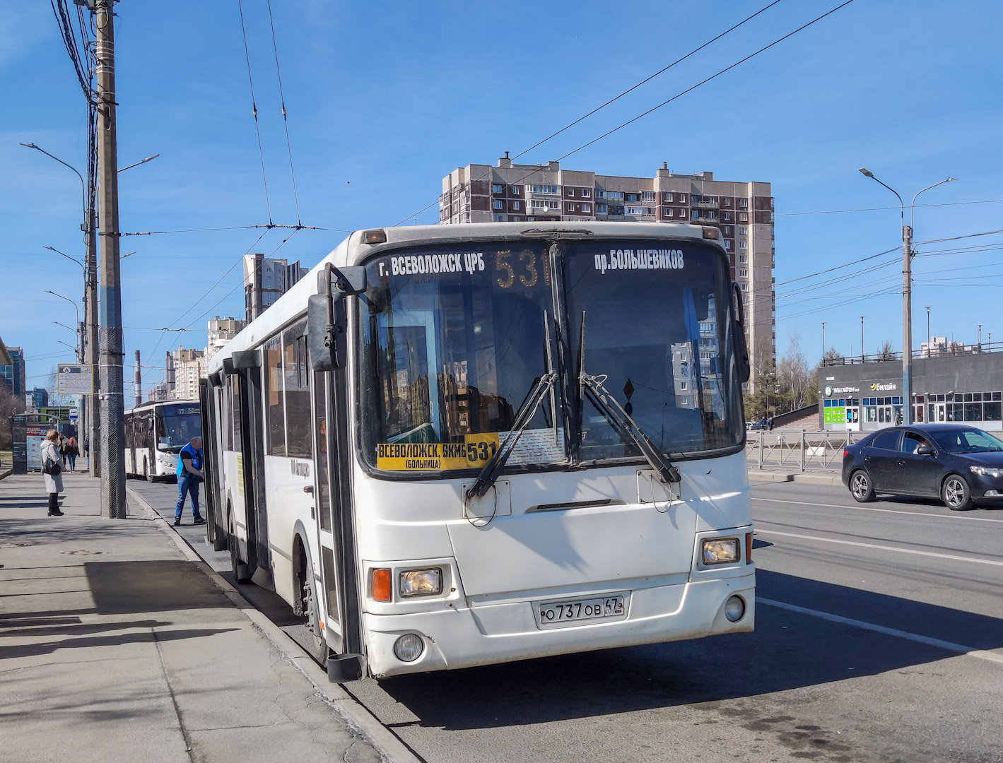 Leningrad Gebiet, LiAZ-5256.54 Nr. О 737 ОВ 47