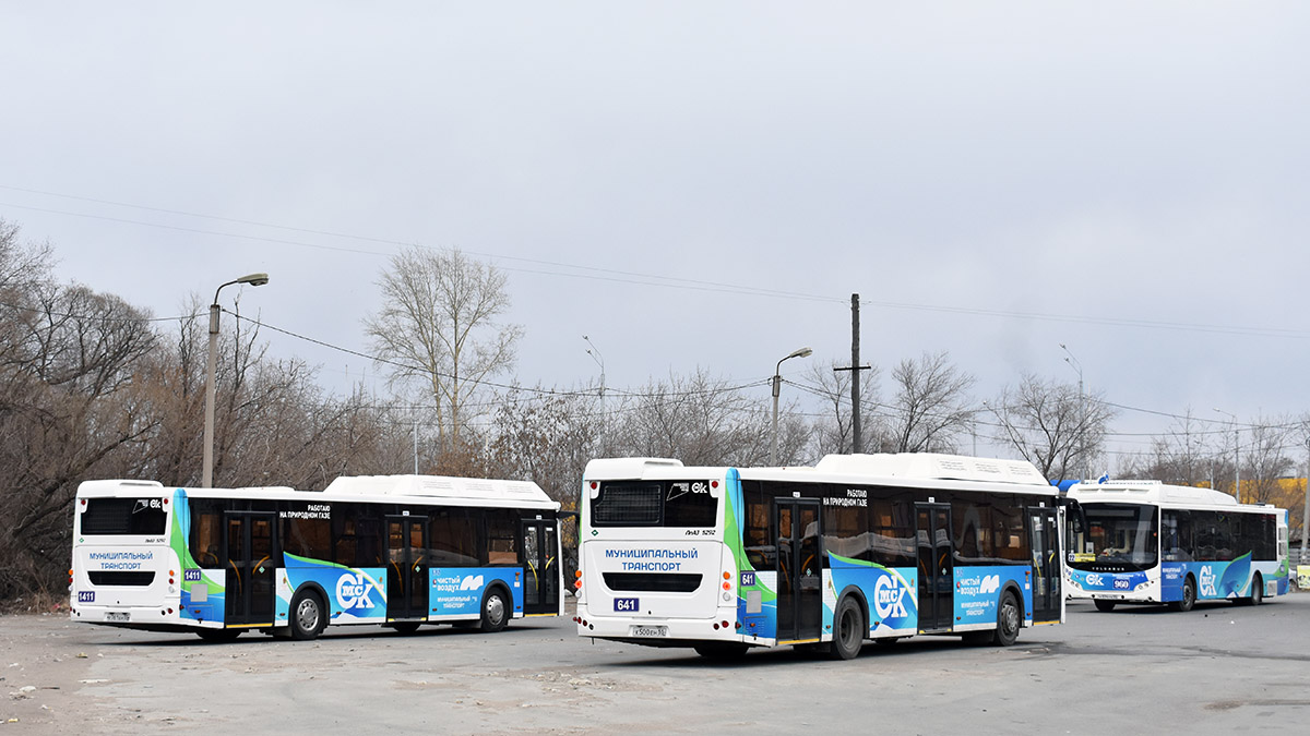 Омская область, ЛиАЗ-5292.67 (CNG) № 641; Омская область — Конечные остановки