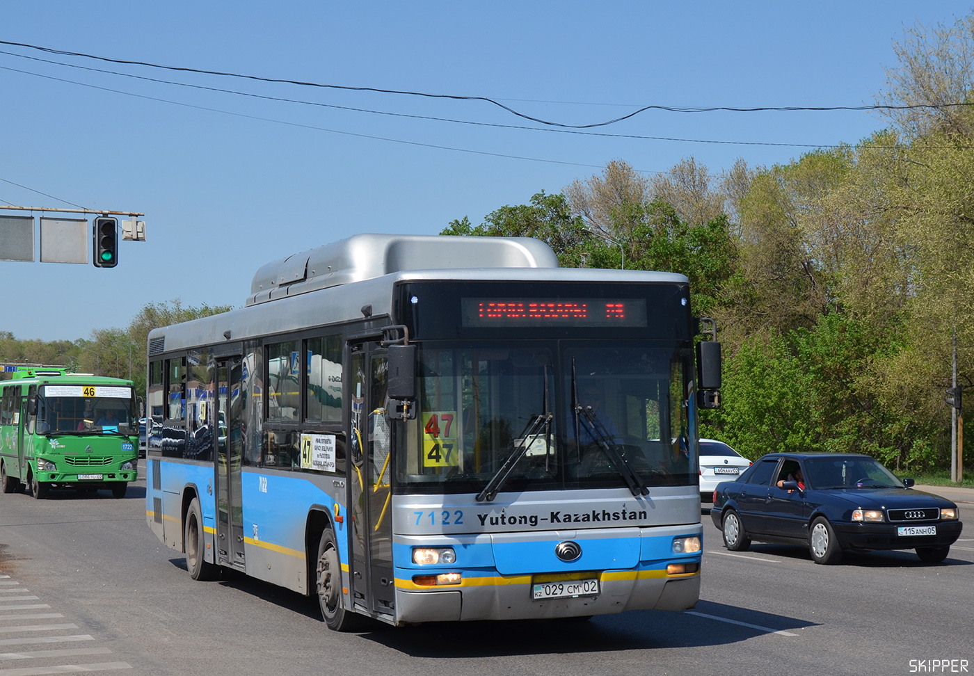 Алматы, Yutong ZK6118HGA № 7122