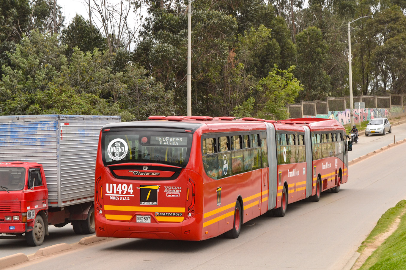 Колумбия, Marcopolo Gran Viale BRT S № U1494