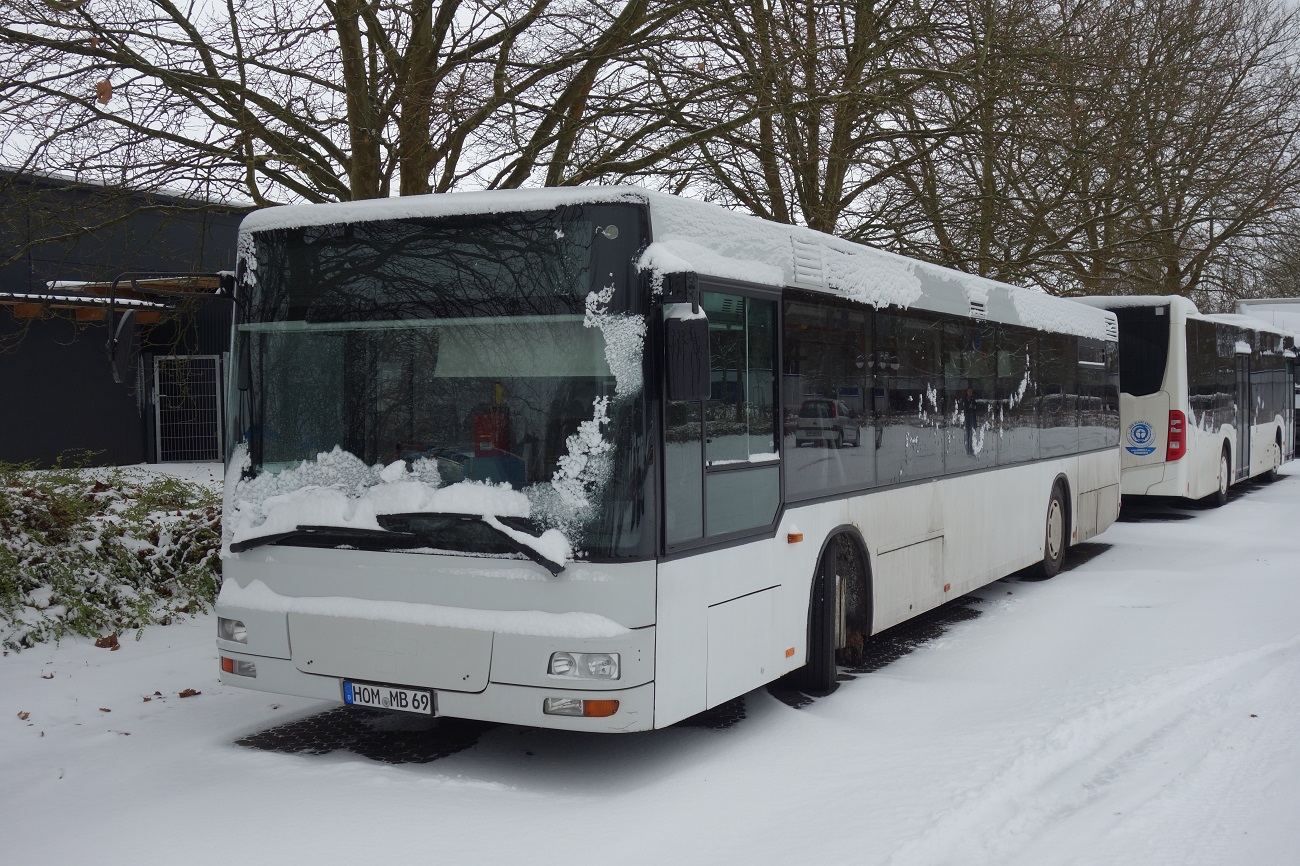 Саар, MAN A20 NÜ263 № HOM-MB 69; Саар, Mercedes-Benz Citaro C2 Ü № HOM-MB 430