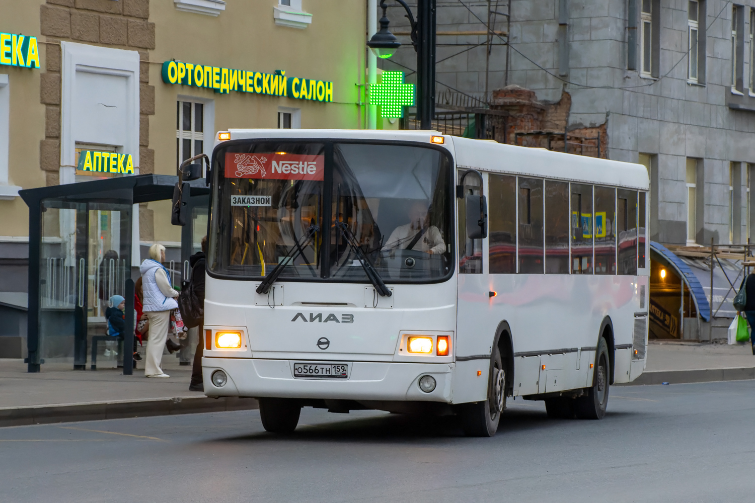 Пермский край, ЛиАЗ-5256.60 № О 566 ТН 159