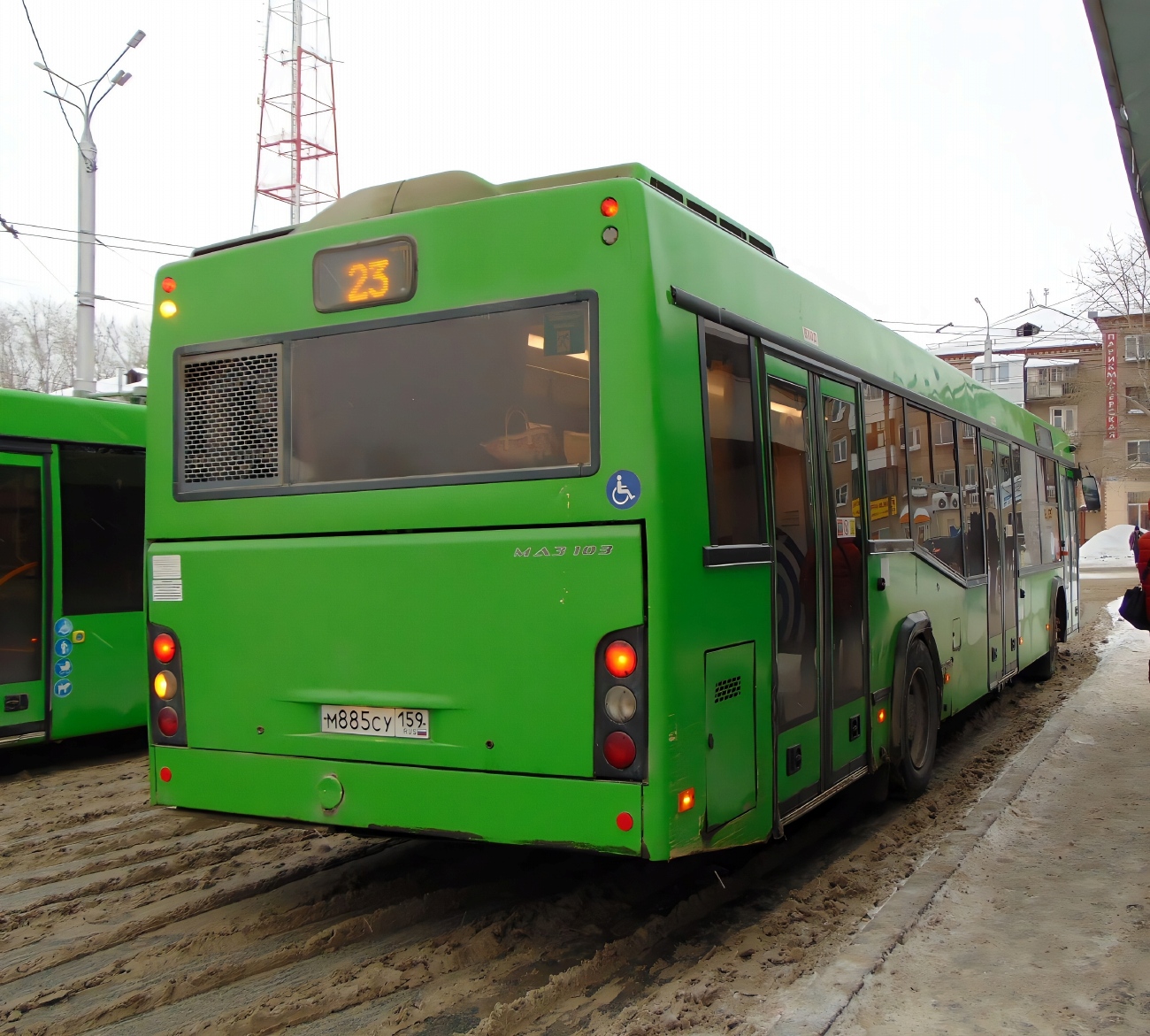 Пермский край, МАЗ-103.486 № М 885 СУ 159