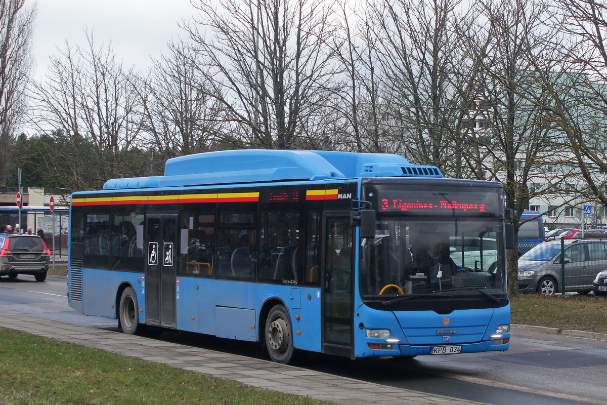 Литва, MAN A20 Lion's City Ü NÜ313 CNG № KPB 034