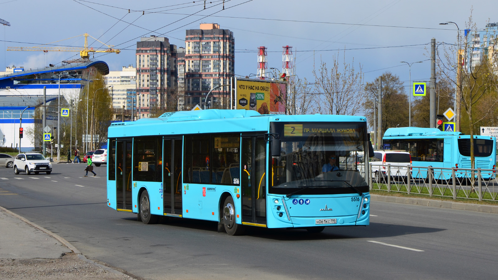 Санкт-Петербург, МАЗ-203.047 № 5516