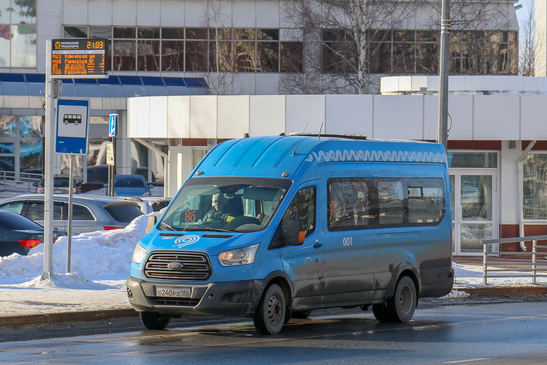 Ханты-Мансийский АО, Ford Transit FBD [RUS] (Z6F.ESG.) № Е 240 РХ 186
