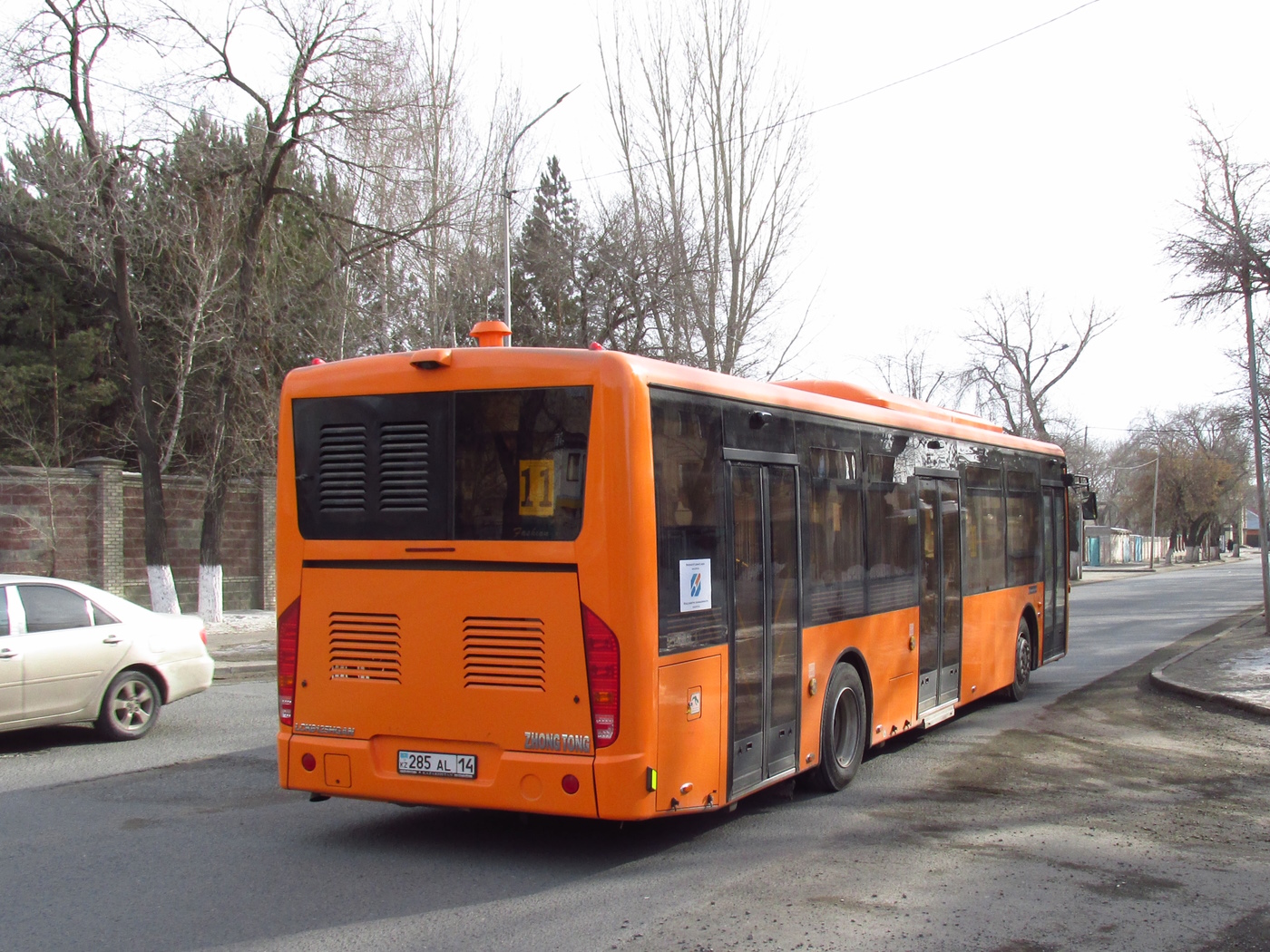 Павлодарская область, Zhong Tong LCK6125HGAN (СемАЗ) № 285 AL 14