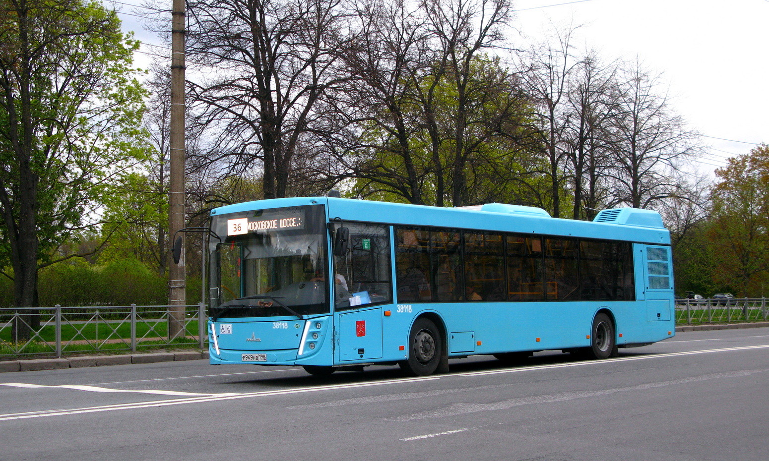 Санкт-Петербург, МАЗ-203.945 № 38118