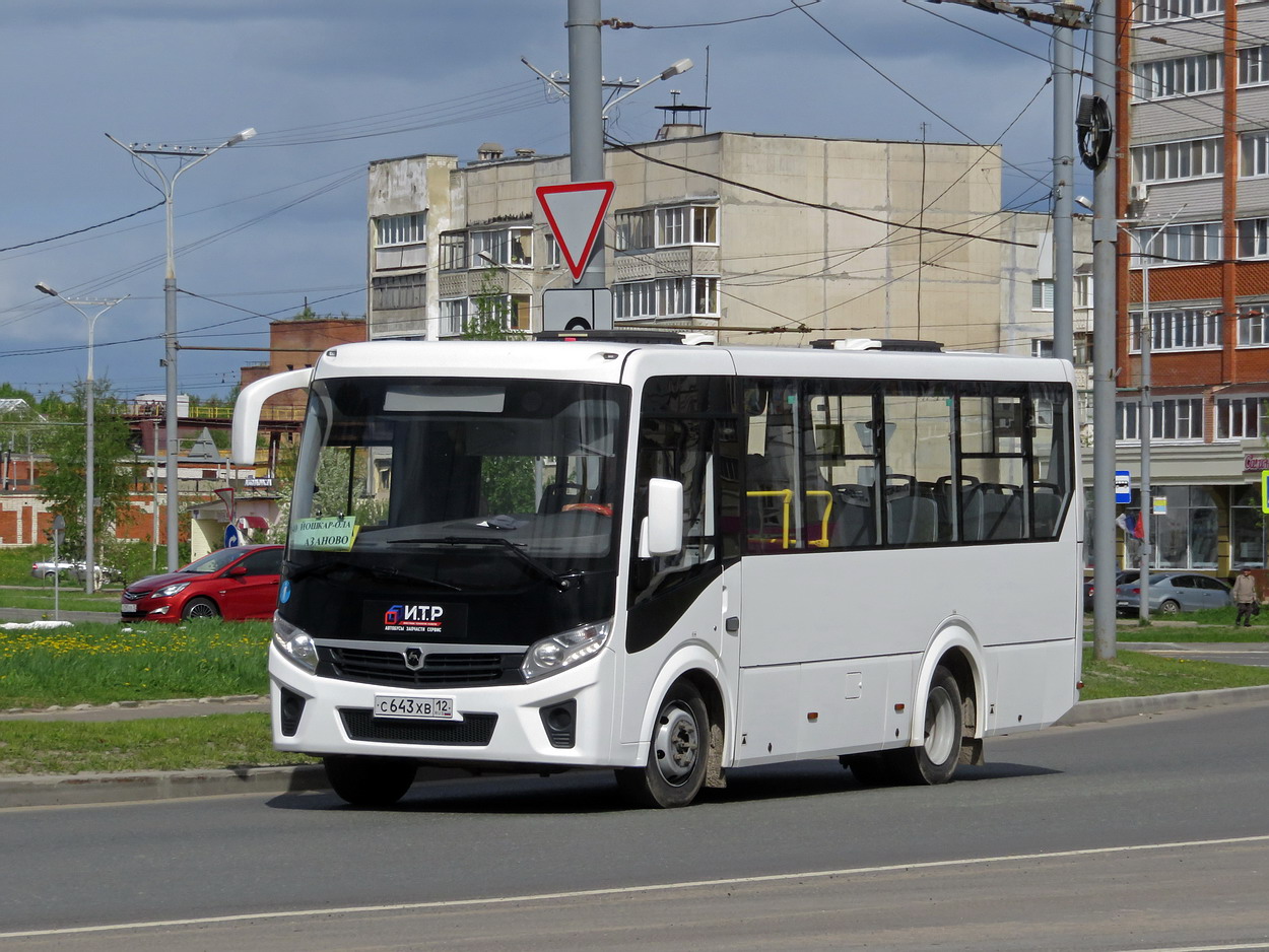 Марий Эл, ПАЗ-320406-04 "Vector Next" № С 643 ХВ 12