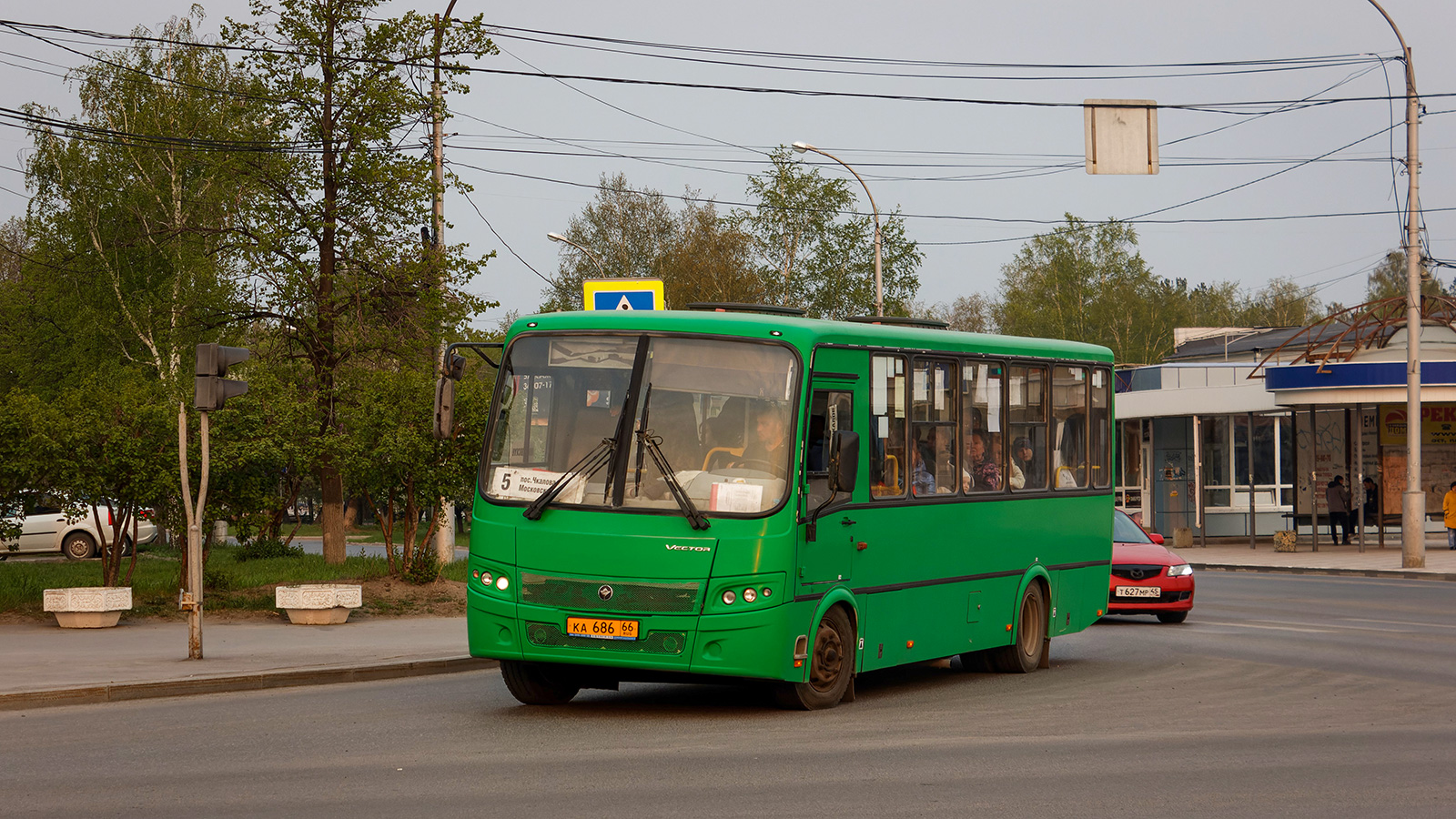 Свердловская область, ПАЗ-320412-04 "Вектор" № КА 686 66