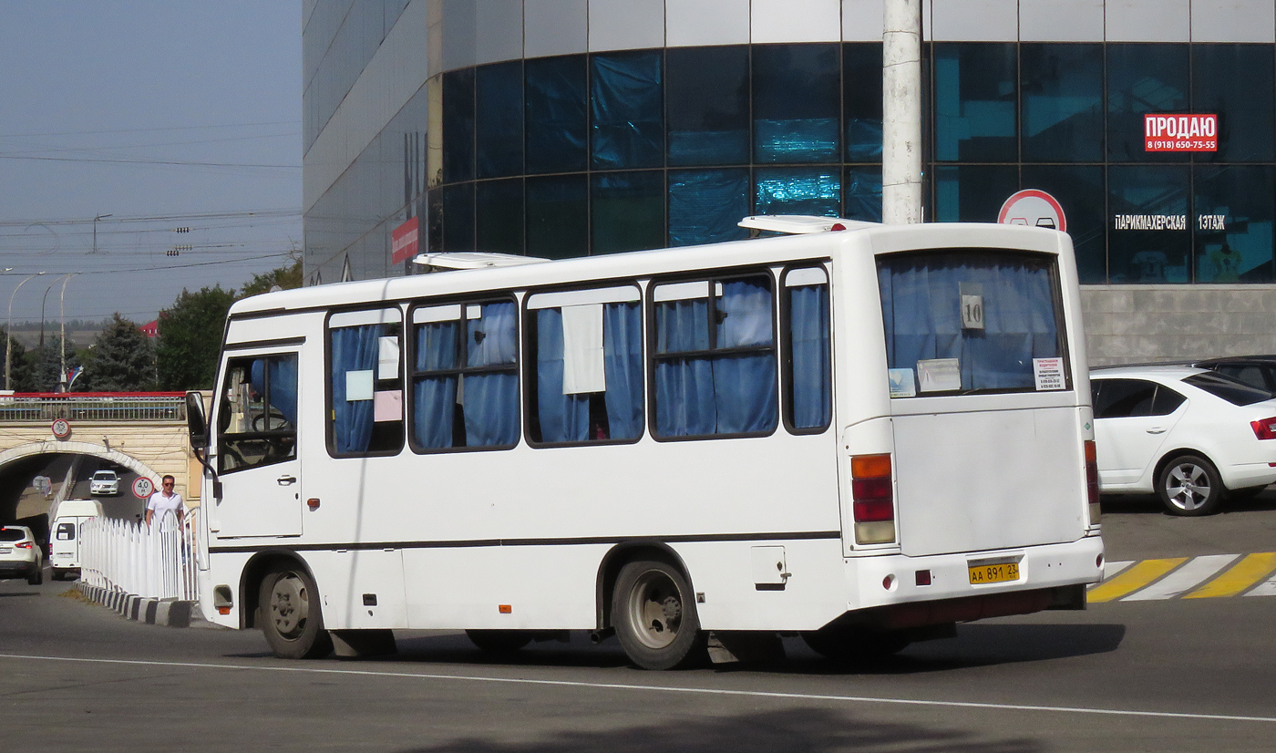 Краснодарский край, ПАЗ-320302-12 № АА 891 23
