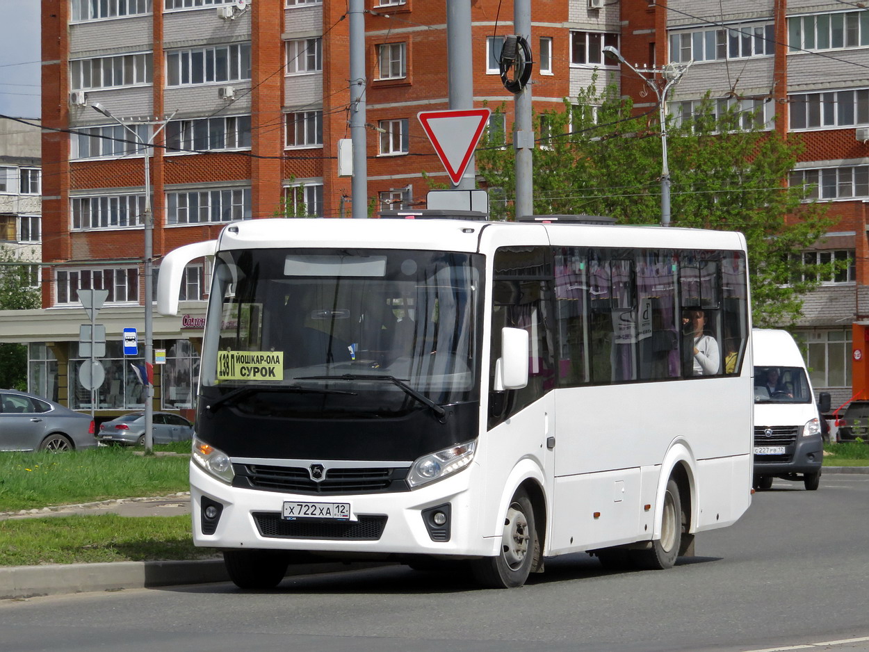 Марий Эл, ПАЗ-320406-04 "Vector Next" № Х 722 ХА 12 Марий Эл, ПАЗ-320406-04 "Vector Next" № Х 722 ХА 12