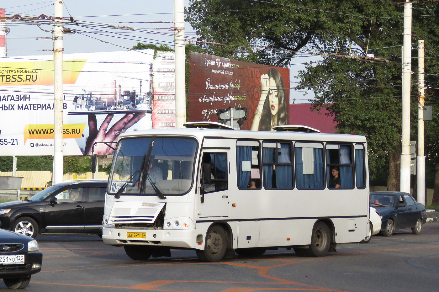 Краснодарский край, ПАЗ-320302-12 № АА 891 23
