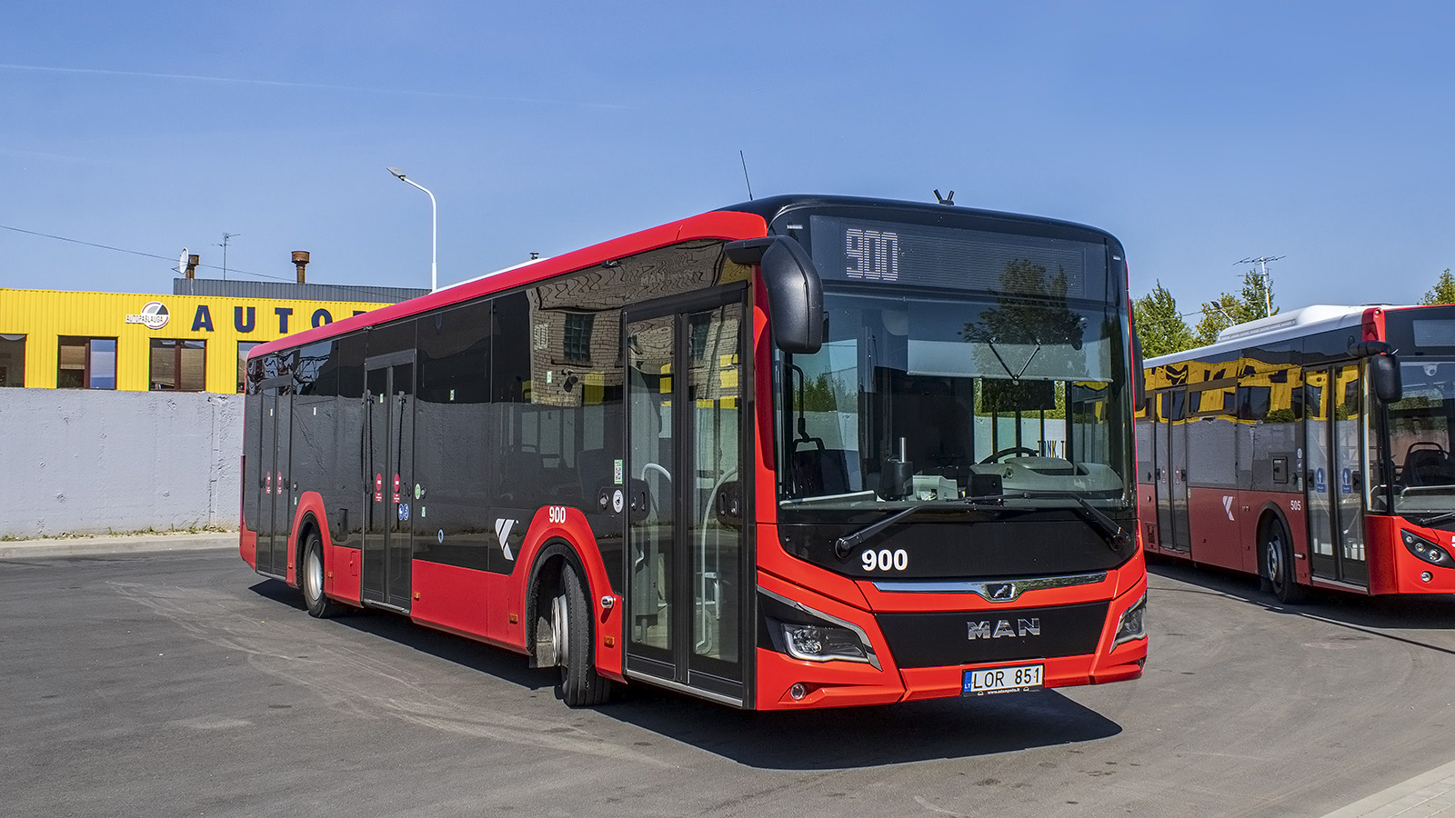 Lithuania, MAN 12C Lion's City 12 NL330 EfficientHybrid # 900