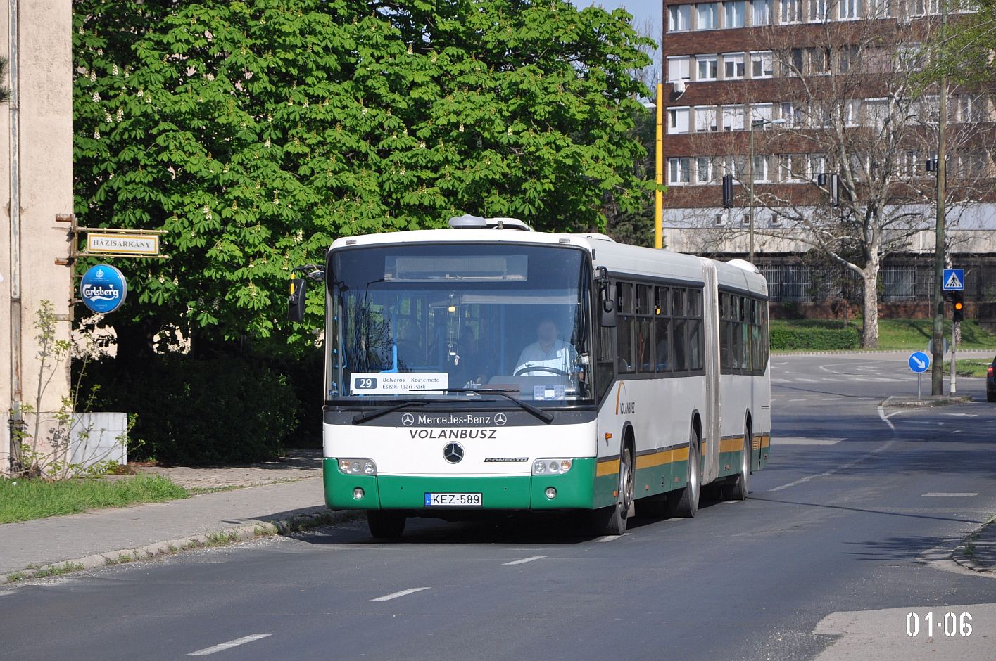 Венгрия, Mercedes-Benz O345 Conecto G № KEZ-589