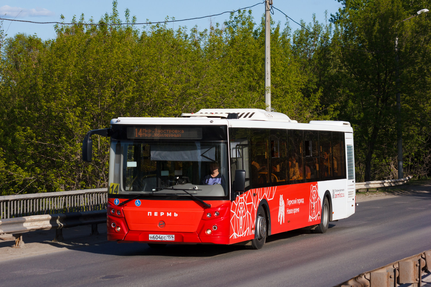 Пермский край, ЛиАЗ-5292.65 № Н 604 ЕС 159