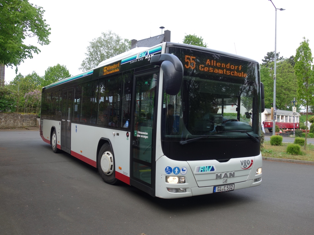 Гессен, MAN A78 Lion's City LE Ü EL293 № GI-E 532