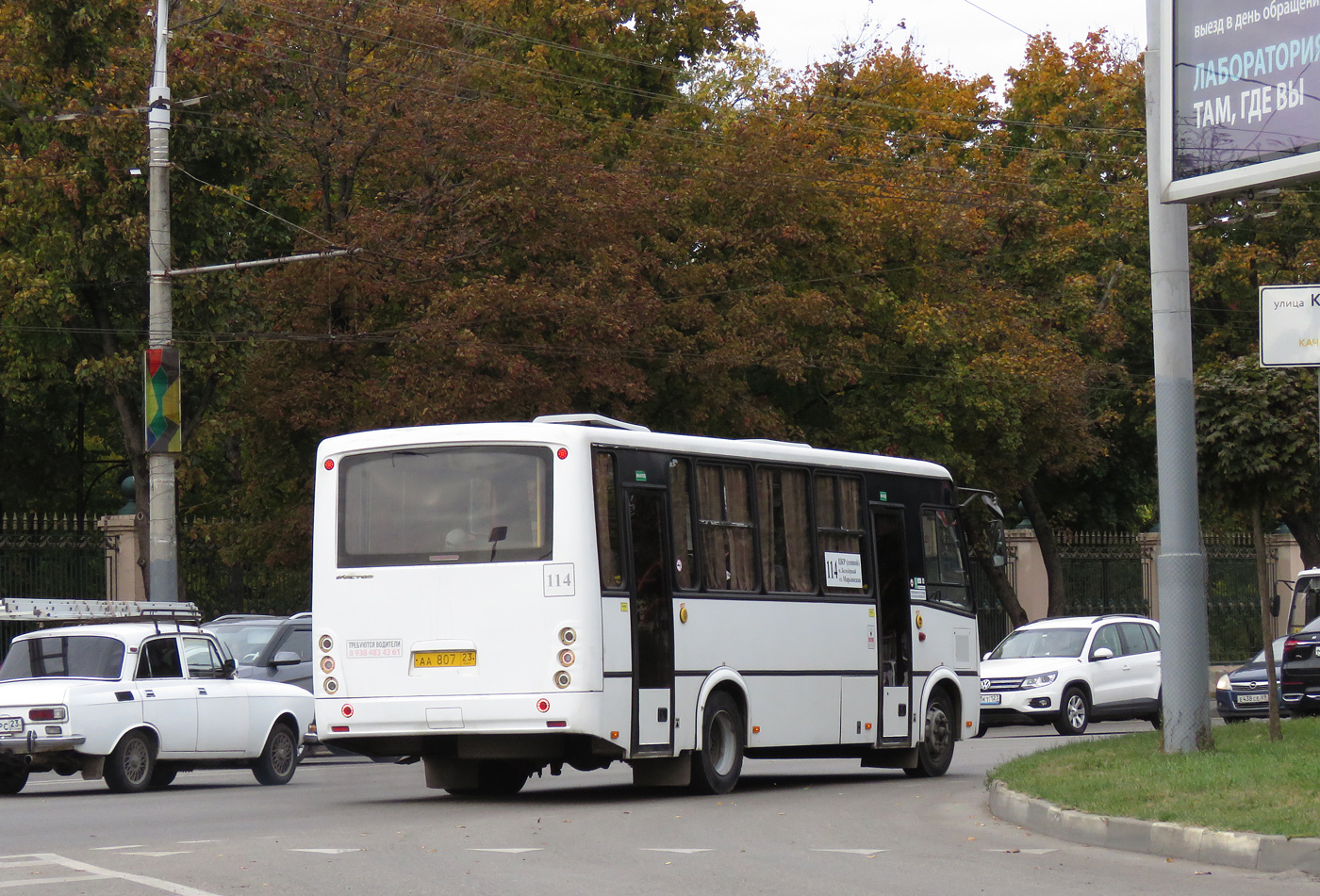 Краснодарский край, ПАЗ-320412-05 "Вектор" № АА 807 23