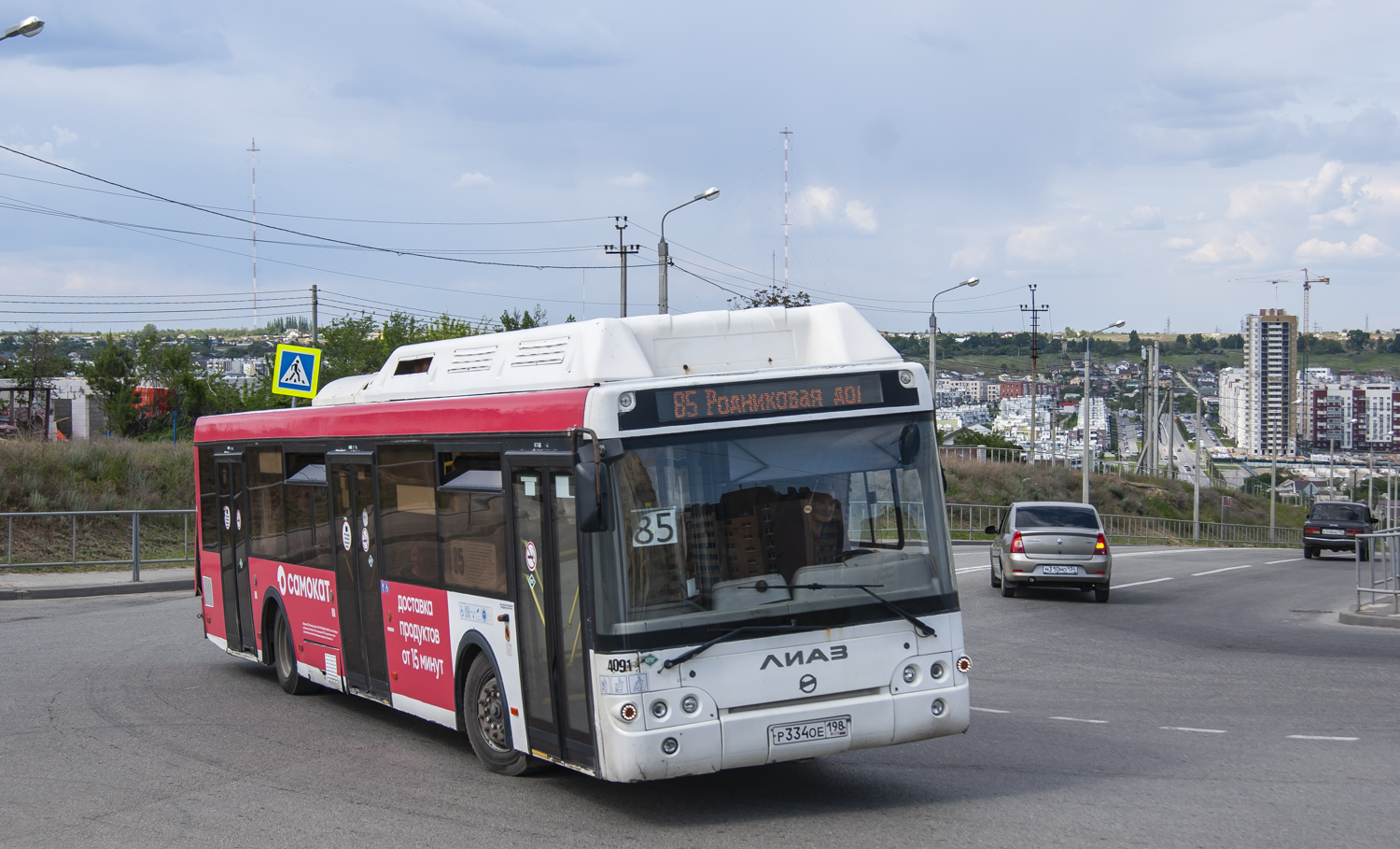 Волгоградская область, ЛиАЗ-5292.67 (CNG) № 4091
