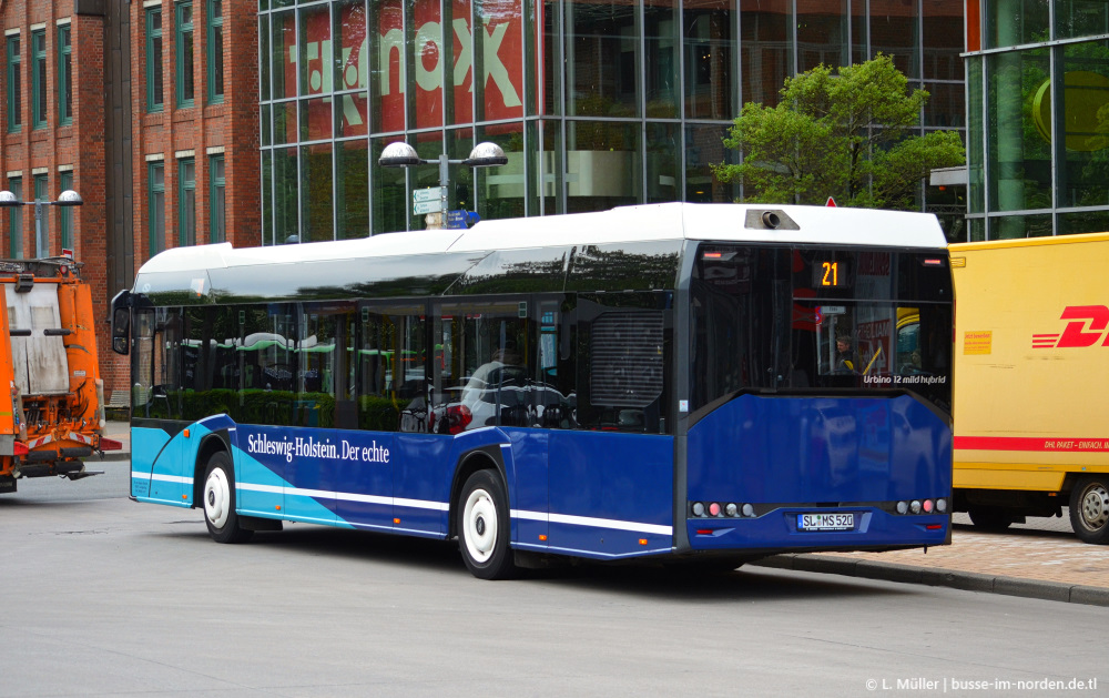 Шлезвиг-Гольштейн, Solaris Urbino IV 12 mild hybrid № SL-MS 520