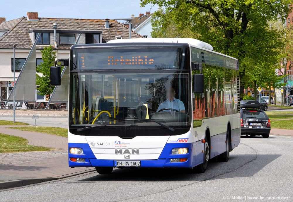 Шлезвиг-Гольштейн, MAN A47 Lion's City M NL253-10,5 № OH-RV 1002