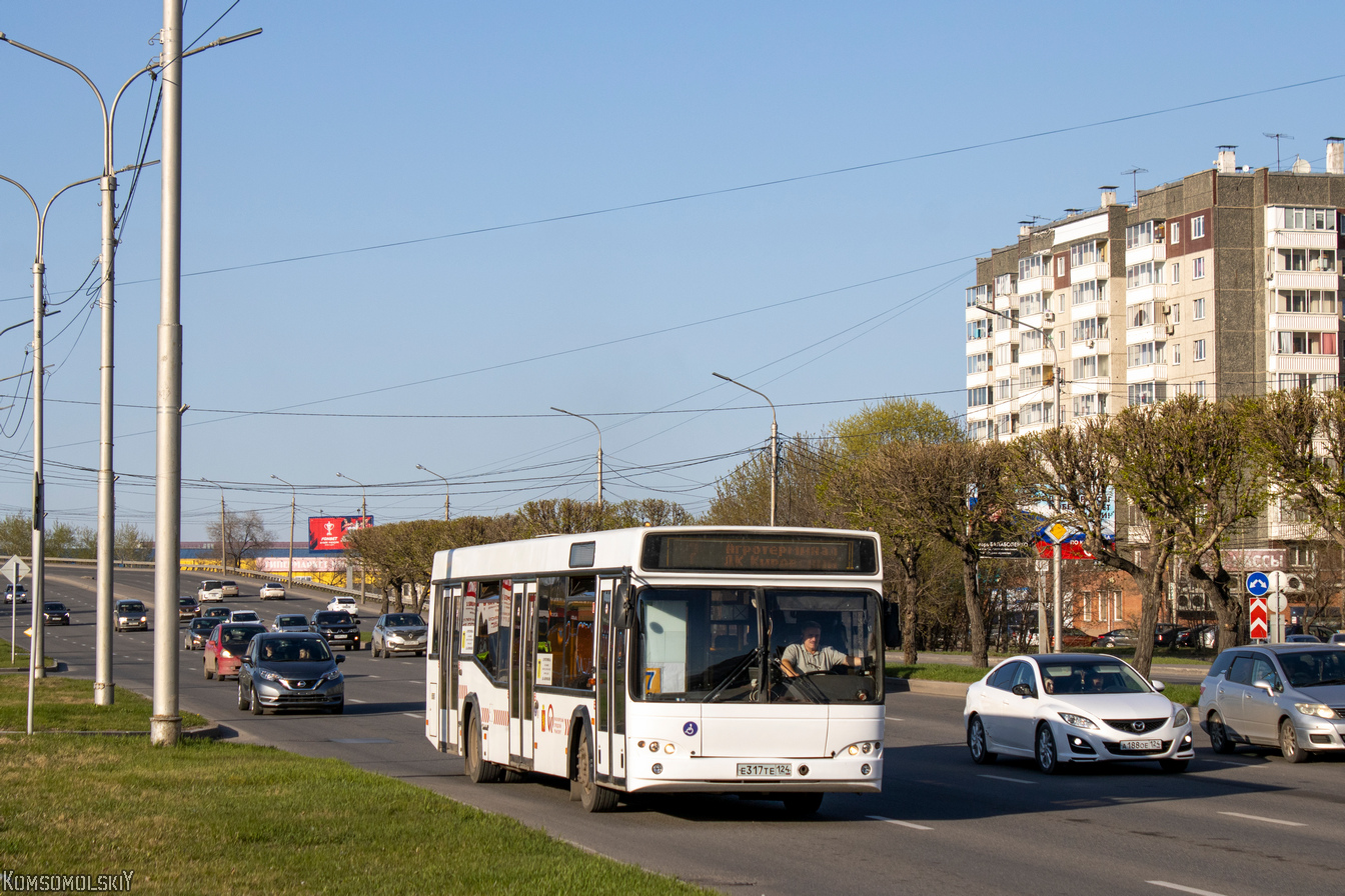 Krasnoyarsk region, MAZ-103.469 # Е 317 ТЕ 124