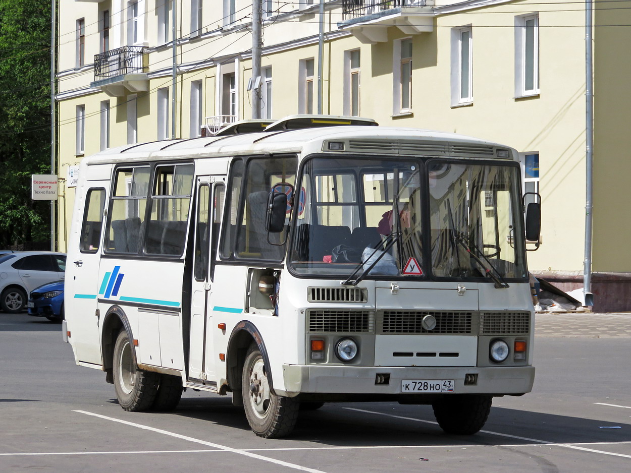 Кировская область, ПАЗ-32053 № К 728 НО 43