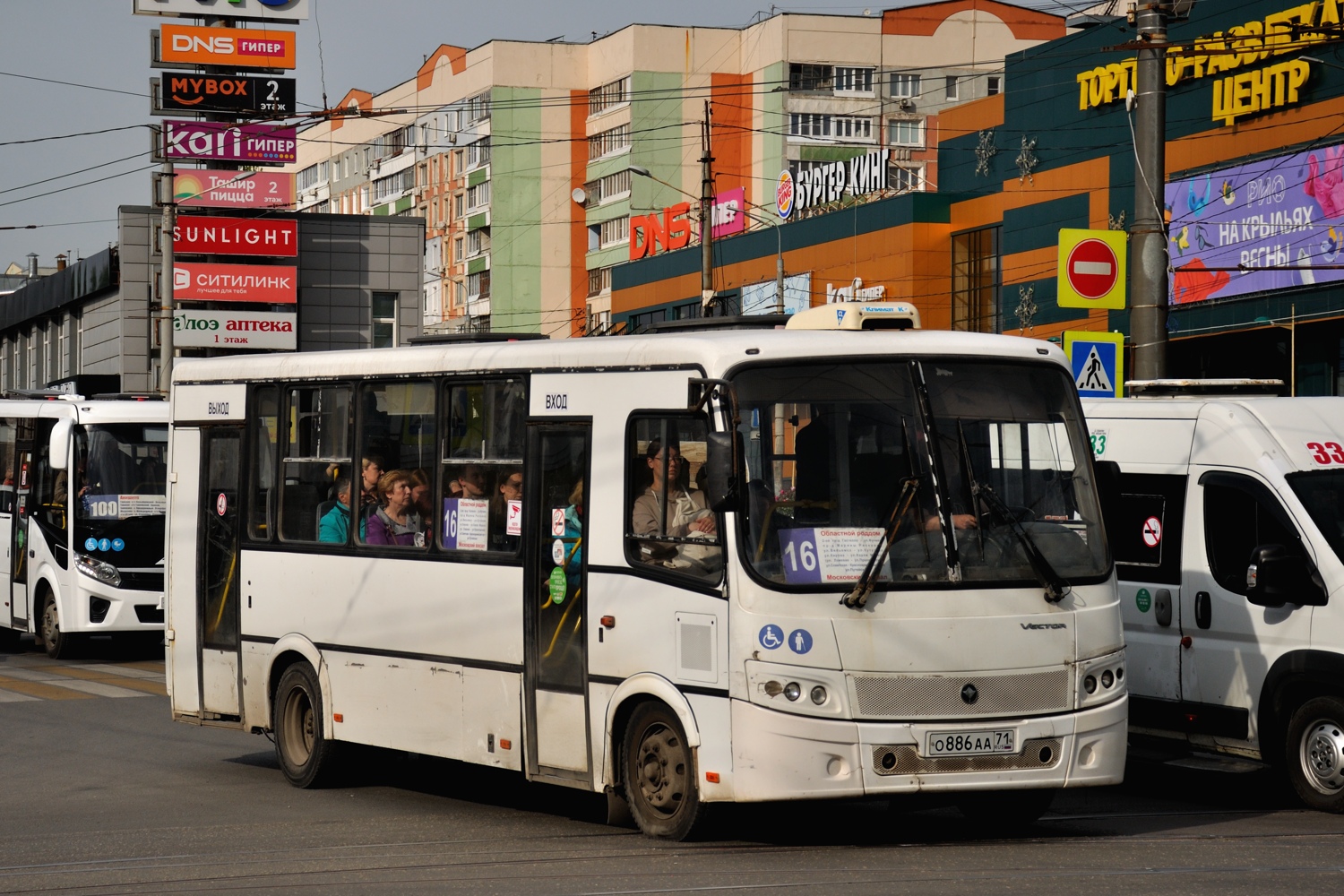 Тульская область, ПАЗ-320435-04 "Vector Next" № У 094 ОУ 71; Тульская область, ПАЗ-320412-04 "Вектор" № О 886 АА 71